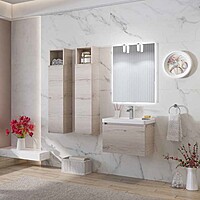 Set mobilier baie KARAG, SPACE 60, melamina, SP60MTM, 600x400x465 mm Set mobilier baie KARAG, SPACE 60, melamina, SP60MTM, 600x400x465 mm
