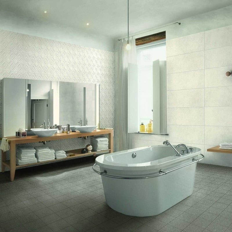 Faianta RAGNO by MARAZZI, COCCIOPESTO BIANCO STRUTTURA CLASS 3D, 40x120, 00R6ZL05, mp/cutie 2.4 Faianta RAGNO by MARAZZI, COCCIOPESTO BIANCO STRUTTURA CLASS 3D, 40x120, 00R6ZL05, mp/cutie 2.4