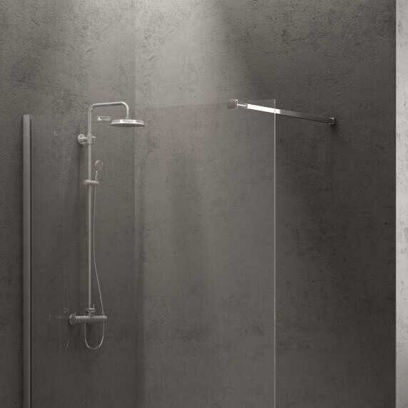 Paravan dus KARAG, WALKIN 1 CROMO 800X2000 mm, 8 mm, anticalcar Paravan dus KARAG, WALKIN 1 CROMO 800X2000 mm, 8 mm, anticalcar