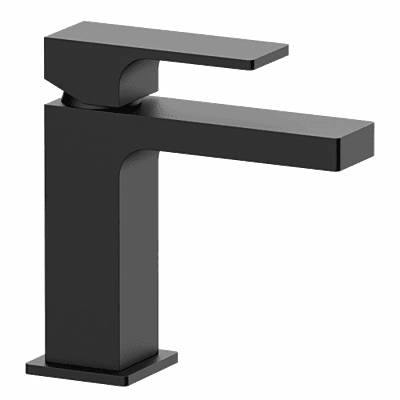Baterie lavoar REMER, ABSOLUTE AU10CFP cu click clack, brushed black chrome