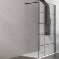 Paravan dus KARAG, NERO FREE 1 BLACK MATT 700x2000 mm Paravan dus KARAG, NERO FREE 1 BLACK MATT 700x2000 mm