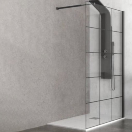 Paravan dus KARAG, NERO FREE 1 BLACK MATT 700x2000 mm Paravan dus KARAG, NERO FREE 1 BLACK MATT 700x2000 mm