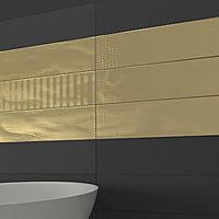 Faianta WOW, GRADIENT DECOR GOLD MATT 7.5X30
