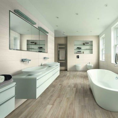 Faianta RAGNO by MARAZZI, TRAMA BIANCO 25X75, R5K9, mp/cutie 1.14