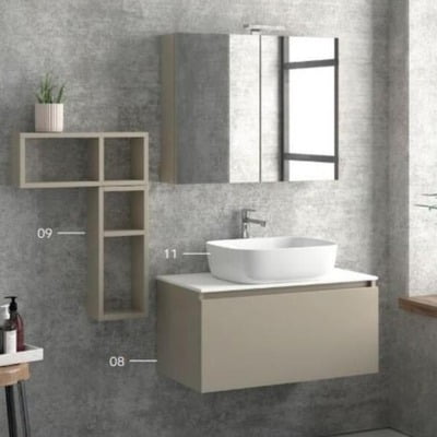CORP SUSPENDAT  KARAG CU OGLINDA SI 2 USI SPACE 80 LACATTO 80X12X75