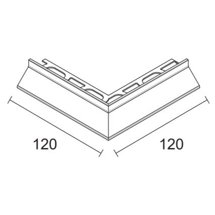 Coltar ext. picurator PROFILPAS, 87641 CPHV/10(25)/E COLOUR-COATED ALUMINIUM ASH GREY RAL7038 EMBOSSED Coltar ext. picurator PROFILPAS, 87641 CPHV/10(25)/E COLOUR-COATED ALUMINIUM ASH GREY RAL7038 EMBOSSED