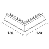 Coltar ext. picurator PROFILPAS, 87643 CPHV/10(25)/E COLOUR-COATED ALUMINIUM ANCIENT GREY Coltar ext. picurator PROFILPAS, 87643 CPHV/10(25)/E COLOUR-COATED ALUMINIUM ANCIENT GREY