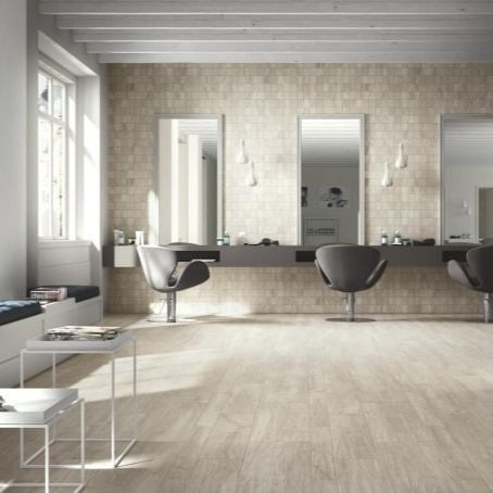 Gresie tip parchet RAGNO by MARAZZI, WOODLIVING ROVERE GHIACCIO 15X120, R40G, mp/cutie 1.08