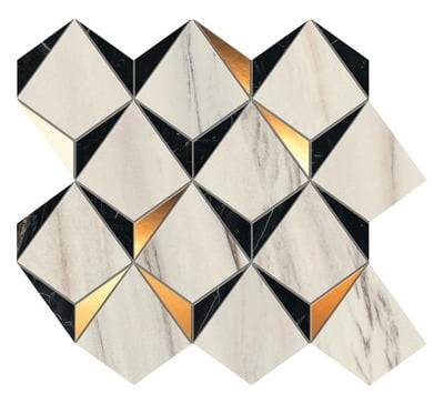 Mozaic ATLAS CONCORDE, MARVEL DREAM Marvel Diamonds Bianco - Black 35.8X32.9, 9MDB, mp/cutie 0.71