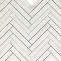 Mozaic ATLAS CONCORDE, MARVEL CARRARA PURE HERRINGBONE WALL 30.5X30, 9SHC, mp/cutie 0.55