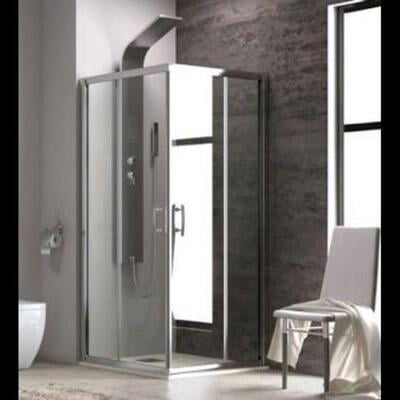 Cabina de dus KARAG, NEW FLORA 100, intrare pe colt 90x90x180 h