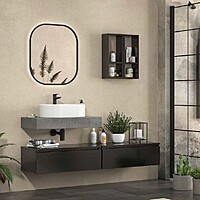 Set mobilier baie KARAG, KEA80, laccato, KEB80L, 800x450x250 mm Set mobilier baie KARAG, KEA80, laccato, KEB80L, 800x450x250 mm