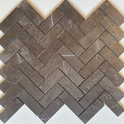 MOZAIC HERRINGBONE ANIMA GRAPHITE 2.5X7 (plasa de 26x30 cm)