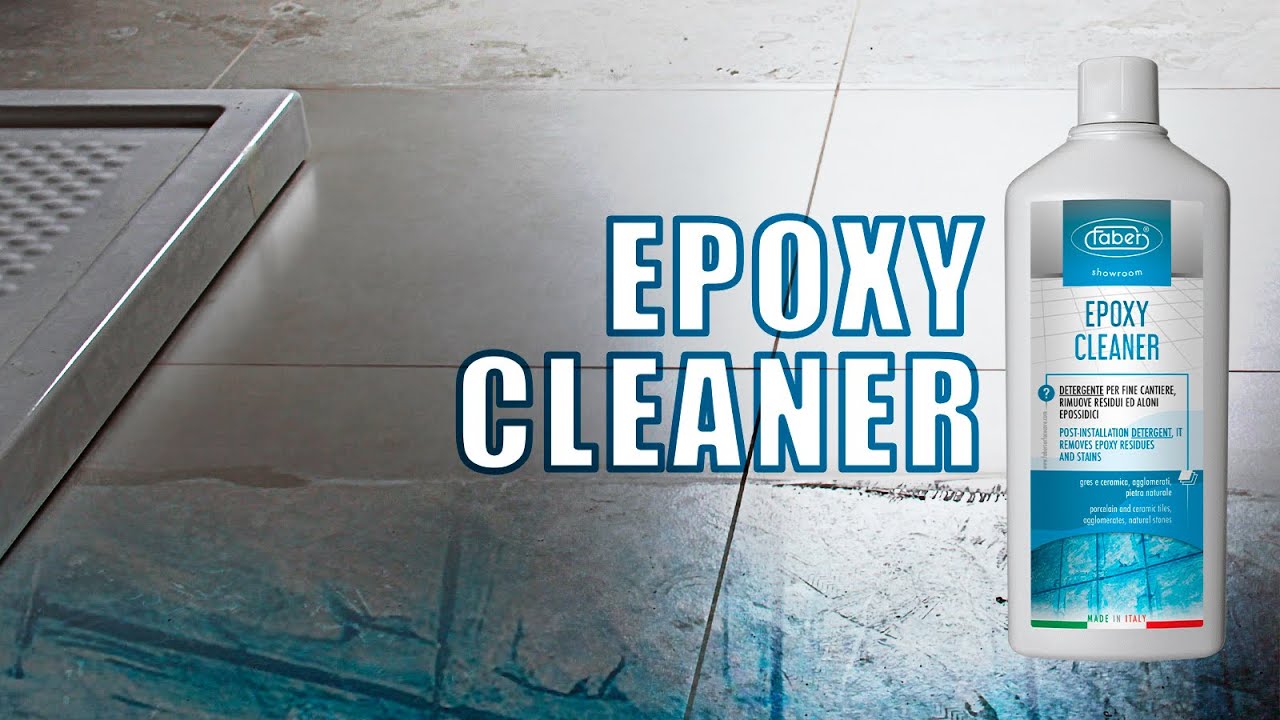 Solutie de curatat gresie FABER, EPOXY CLEANER, pentru indepartarea reziduurilor epoxidice 1L, SR100039