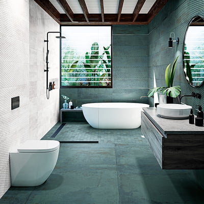 METALLIC GREEN 29,75x99,55, mp/cutie 1.78