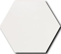HEXATILE BLANCO MATE 17.5X20, mp/cutie 1 HEXATILE BLANCO MATE 17.5X20, mp/cutie 1