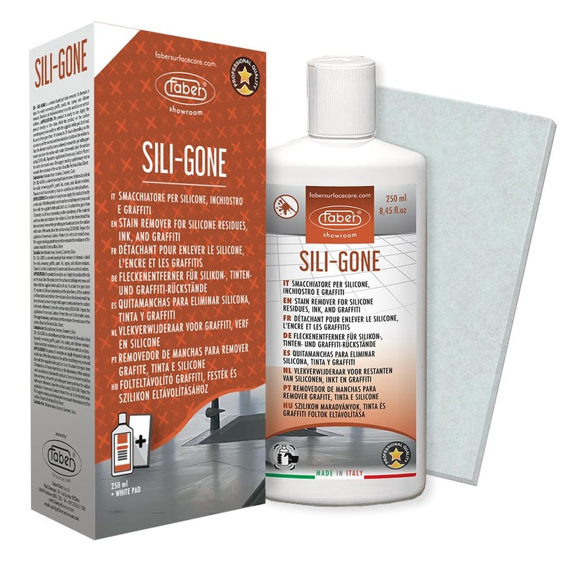 Solutie FABER, KIT SILI-GONE, 250 ml, SR0500036, pentru indepartarea petelor de silicon, cerneala sau graffiti Solutie FABER, KIT SILI-GONE, 250 ml, SR0500036, pentru indepartarea petelor de silicon, cerneala sau graffiti