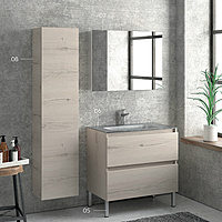 Set mobilier baie KARAG, TODAY 80, melamina, TO80MTM, 800x455x645 mm Set mobilier baie KARAG, TODAY 80, melamina, TO80MTM, 800x455x645 mm