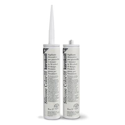Sigilant decorativ SILICONE COLOR 01 310 ml, 50237, Kerakoll