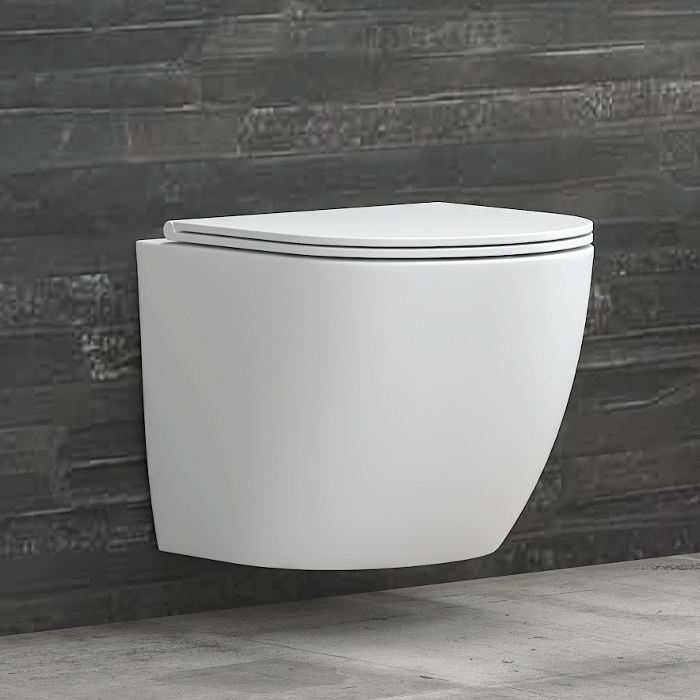 Vas WC SUSPENDAT KARAG, MILOS GLOSSY LT-046E-NR ALB LUCIOS, CU CAPAC SOFT CLOSE TERMODUR CLUS Vas WC SUSPENDAT KARAG, MILOS GLOSSY LT-046E-NR ALB LUCIOS, CU CAPAC SOFT CLOSE TERMODUR CLUS