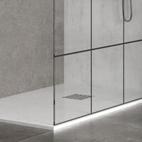 Paravan dus KARAG, NERO FREE 1 BLACK MATT 700x2000 mm Paravan dus KARAG, NERO FREE 1 BLACK MATT 700x2000 mm