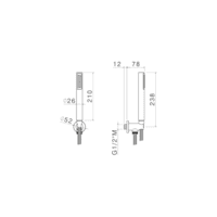 SET FURTUN SI PARA DUS VEMA, WELNESS V08132/F0.202 MATT BLACK SET FURTUN SI PARA DUS VEMA, WELNESS V08132/F0.202 MATT BLACK