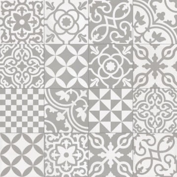 Gresie RAGNO by MARAZZI, CONTRASTI DECORO MIX GRIGIO R7GY, 20X20 mp/cutie 0.96