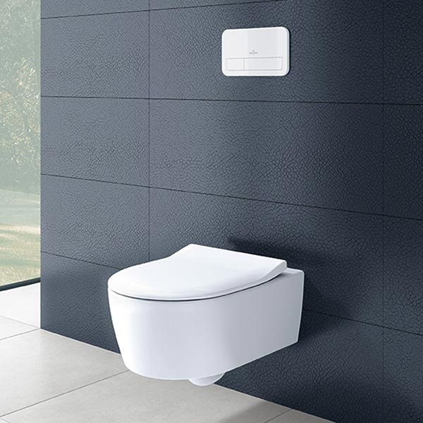 Set vas WC suspendat VILLEROY&BOCH, SOUL DIRECT FLUSH, cu capac soft close inclus, cod 4656HR01