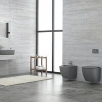 Vas WC SUSPENDAT KARAG, MILOS LT-046E-NRMDG GRI MAT, CU CAPAC SOFT CLOSE LT-046E-NG INCLUS Vas WC SUSPENDAT KARAG, MILOS LT-046E-NRMDG GRI MAT, CU CAPAC SOFT CLOSE LT-046E-NG INCLUS