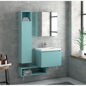 MOBILIER BAIE SPACE 60 BASE BIANCO LACCATO