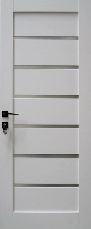 Usa de interior JYA019, MDF, 40 mm, toc reglabil, white 80X200, feronerie neagra inclusa Usa de interior JYA019, MDF, 40 mm, toc reglabil, white 80X200, feronerie neagra inclusa