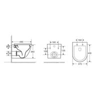 Vas WC SUSPENDAT KARAG, MILOS LT-046E-NRMDG GRI MAT, CU CAPAC SOFT CLOSE LT-046E-NG INCLUS Vas WC SUSPENDAT KARAG, MILOS LT-046E-NRMDG GRI MAT, CU CAPAC SOFT CLOSE LT-046E-NG INCLUS